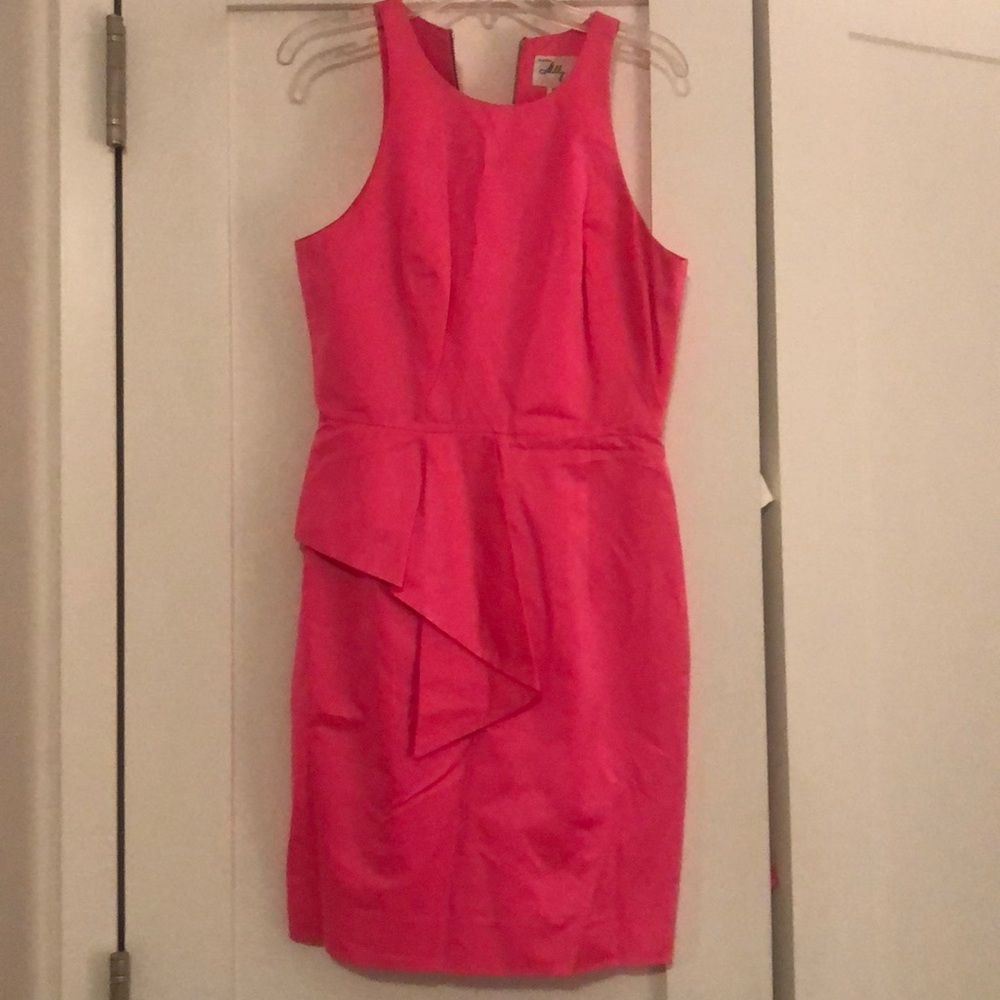 Bright pink Milly cocktail dress